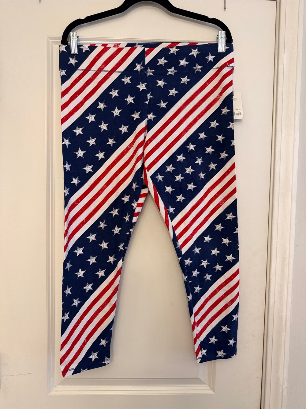 American flag Patriotic Stars & Stripes Leggings - Red, White & Blue